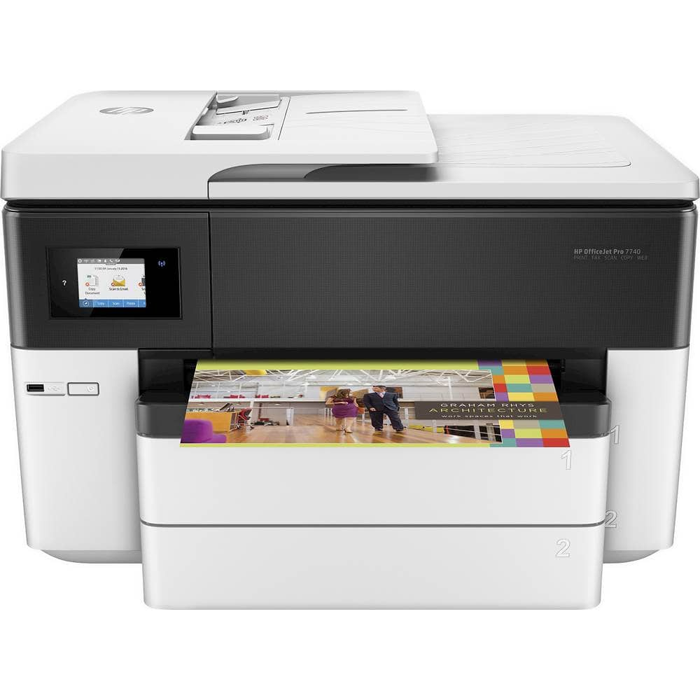 Best Buy: HP Refurbished OfficeJet Pro 7740 Wireless All-In-One Printer ...