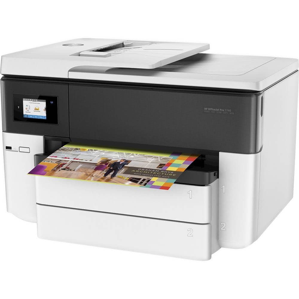 Best Buy: HP Refurbished OfficeJet Pro 7740 Wireless All-In-One Printer ...