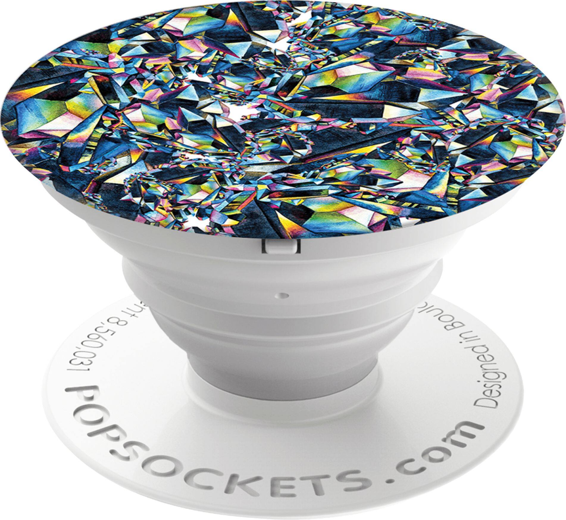 Left. PopSocket - Phone Grip Stand - Facet Gloss.