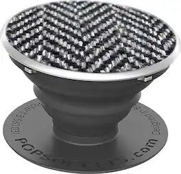PopSockets - Multifunctional Holder for Mobile Phones - Black/Black (Accordion)/Black (Platform)