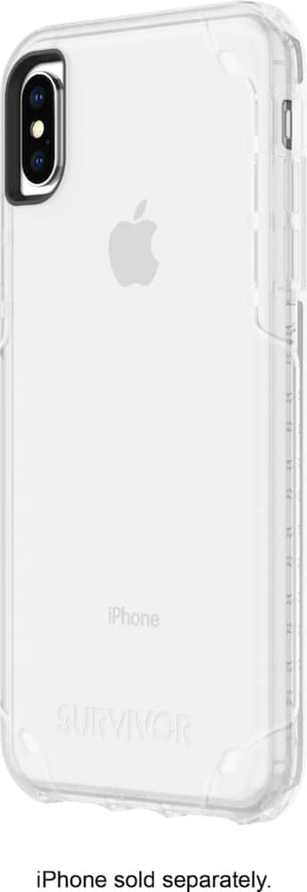 survivor strong case for apple iphone xs max - clear survivor strong case for apple iphone xs max - clear