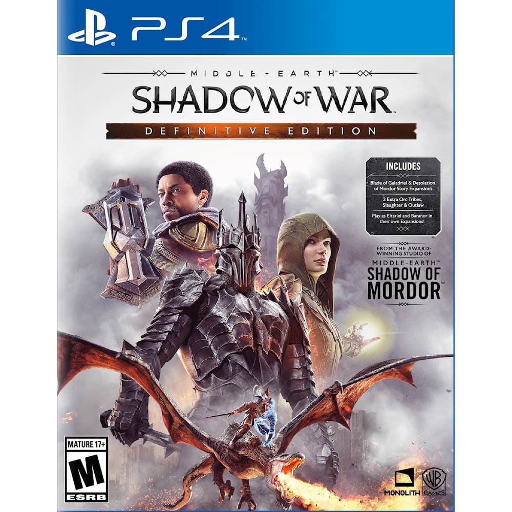 Front. WB Games - Middle-Earth: Shadow of War Definitive Edition.