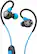 Alt View 12. JLab - Fit Sport Fitness Earbuds Wireless In-Ear Headphones - Black/Blue.