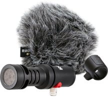 RØDE - VIDEOMIC ME-L Compact Microphone for Mobile Devices - Front_Zoom