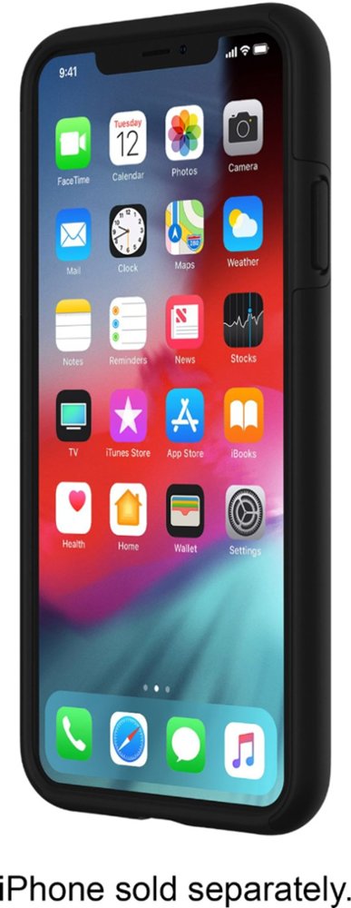 dualpro case for apple iphone xs max - black