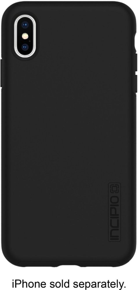 dualpro case for apple iphone xs max - black