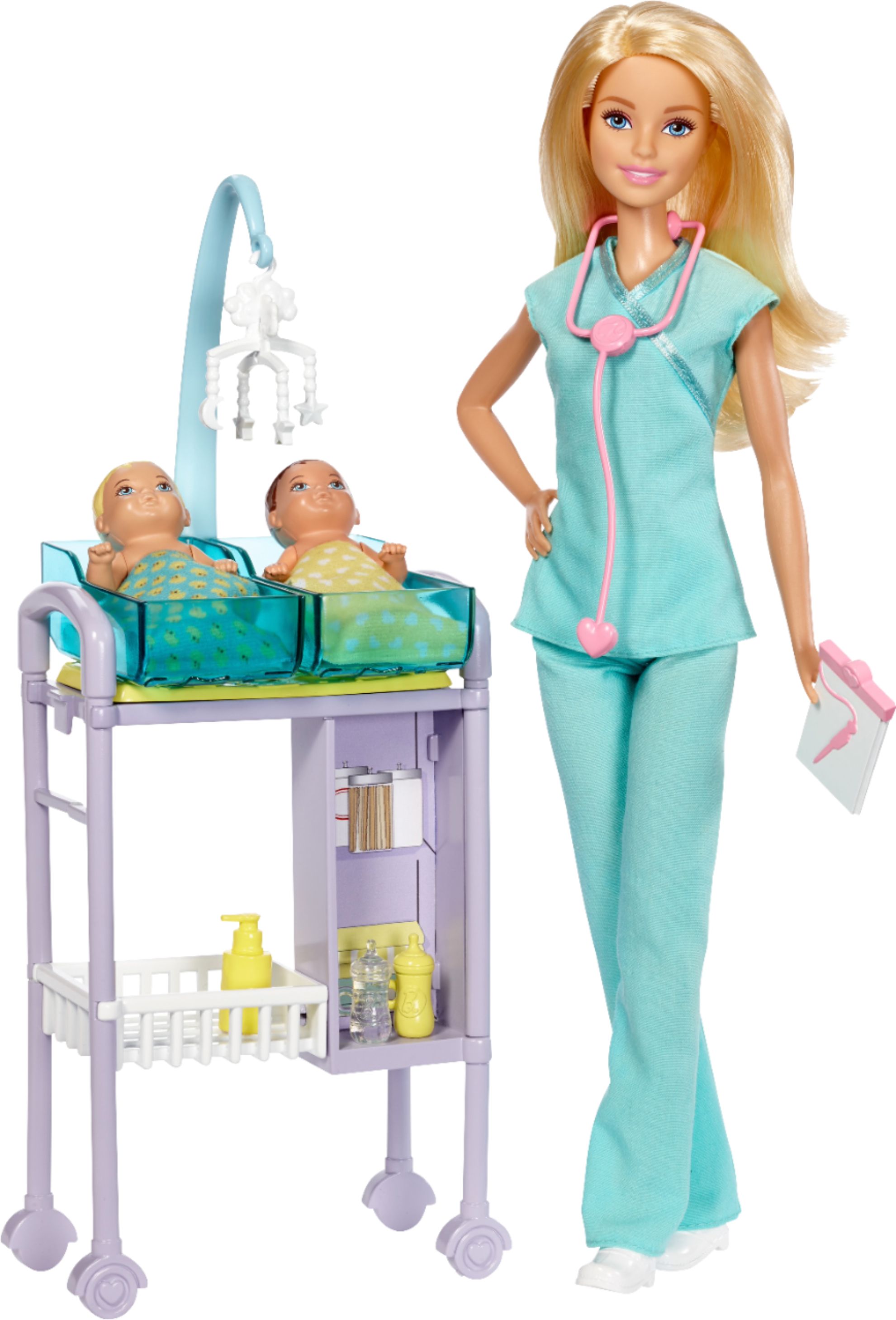 Multi-Colour Barbie DVG10 Baby Doctor Toy 