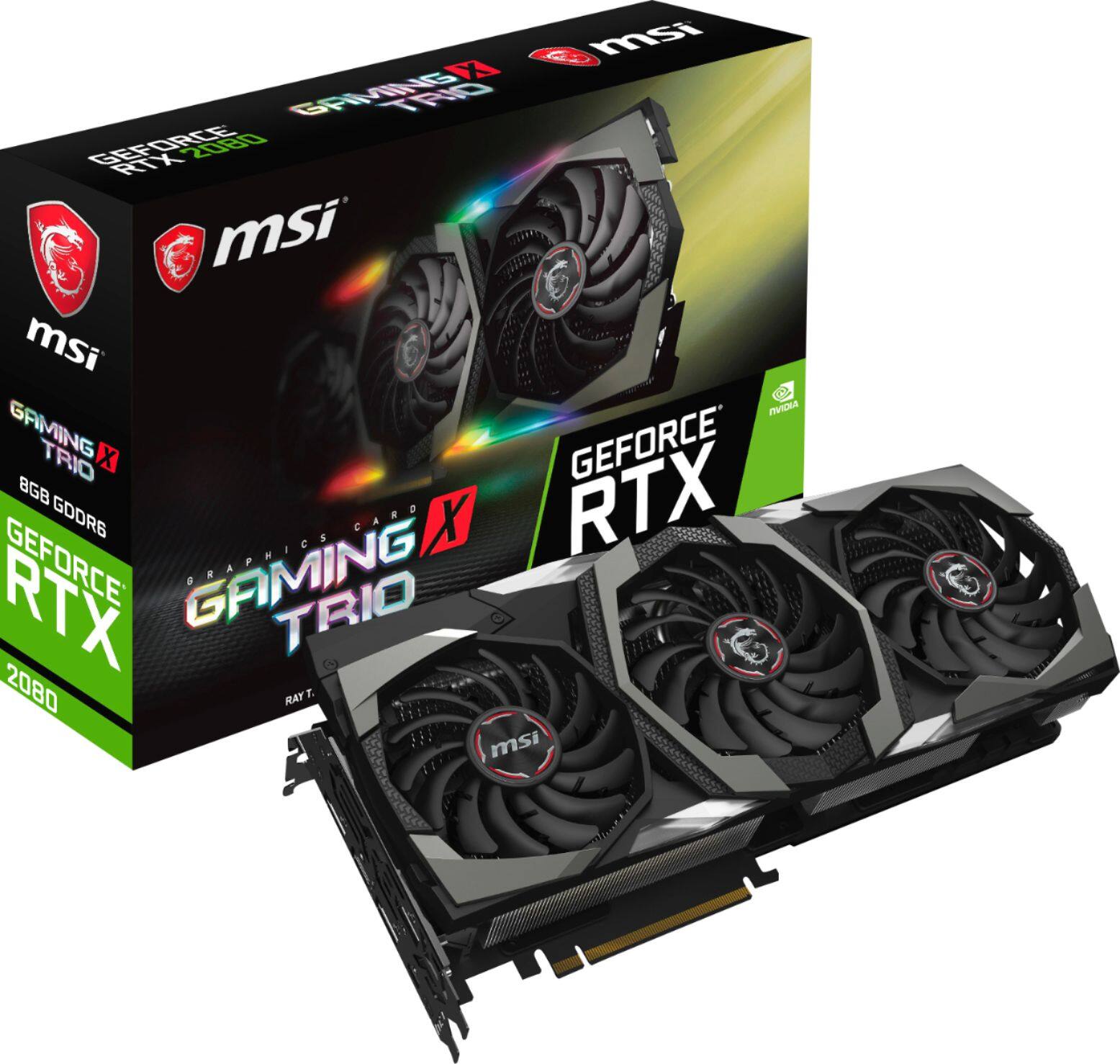 Best Buy: MSI GeForce RTX 2080 Gaming X Trio 8GB GDDR6 PCI Express