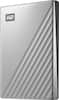 Front. WD - My Passport Ultra for Mac 2TB External USB 3.0 Portable Hard Drive - Silver.