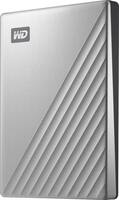 WD - My Passport Ultra for Mac 2TB External USB 3.0 Portable Hard Drive - Silver - Front_Zoom