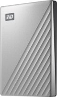 WD - My Passport Ultra for Mac 2TB External USB 3.0 Portable Hard Drive - Silver - Front_Zoom