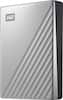 Front. WD - My Passport Ultra for Mac 4TB External USB 3.0 Portable Hard Drive - Silver.