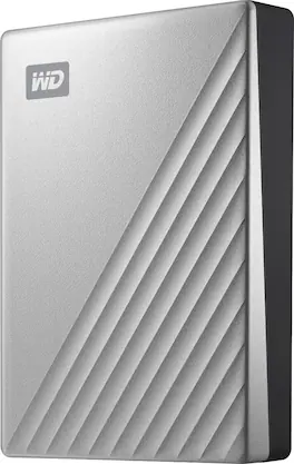 WD - My Passport Ultra for Mac 4TB External USB 3.0 Portable Hard Drive - Silver