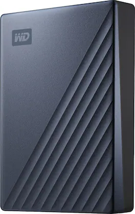 WD - My Passport Ultra 4TB External USB 3.0 Portable Hard Drive - Blue
