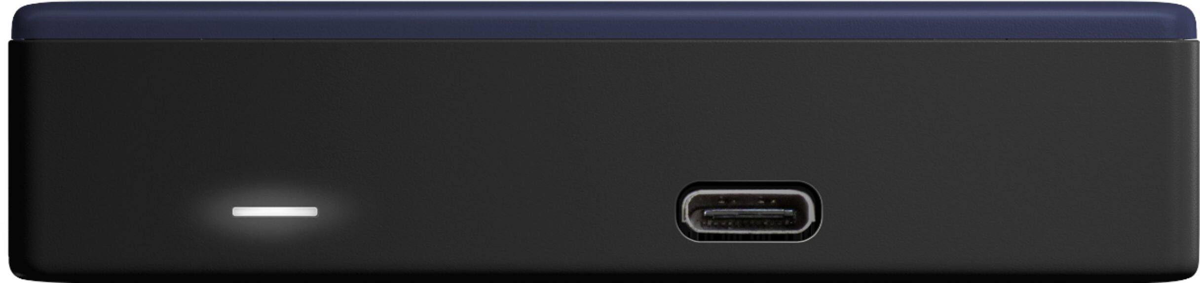Alt View 12. WD - My Passport Ultra 4TB External USB 3.0 Portable Hard Drive - Blue.