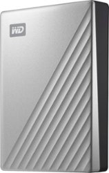 WD - My Passport Ultra 4TB External USB 3.0 Portable Hard Drive - Silver - Front_Zoom
