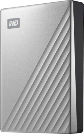 WD - My Passport Ultra 4TB External USB 3.0 Portable Hard Drive - Silver_0