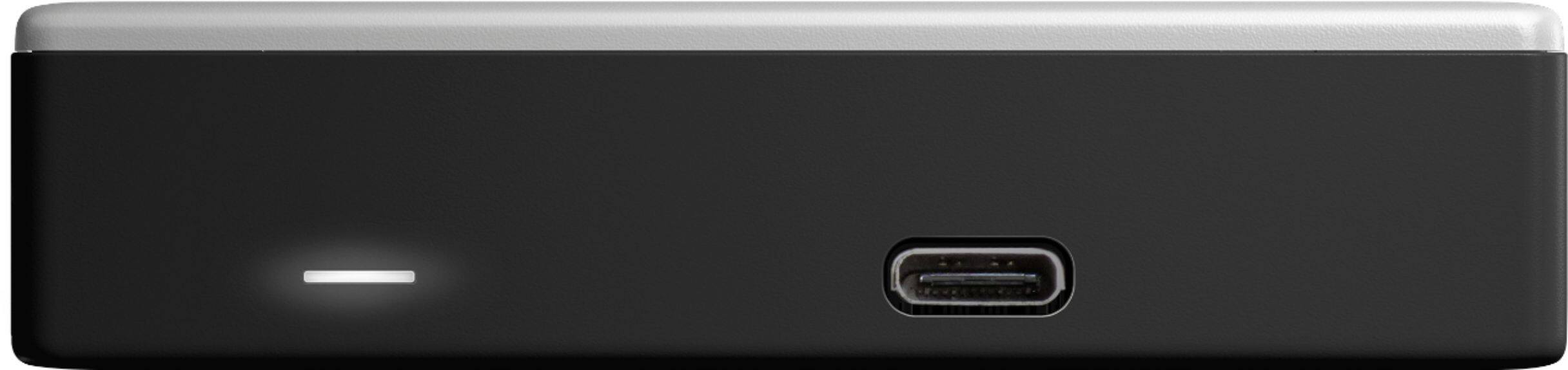 Alt View 12. WD - My Passport Ultra 4TB External USB 3.0 Portable Hard Drive - Silver.