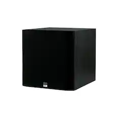 Front. Bowers & Wilkins - 600 Series 10" 200W Powered Subwoofer - Matte Black.
