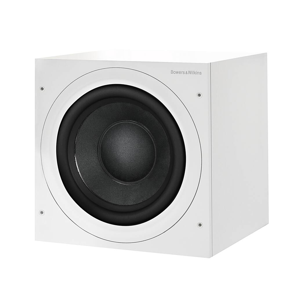 Left. Bowers & Wilkins - 600 Series 10" 200W Powered Subwoofer - White.