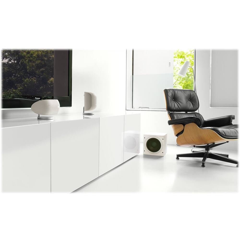 Alt View 12. Bowers & Wilkins - 600 Series 8" 200W Powered Subwoofer - Matte White.