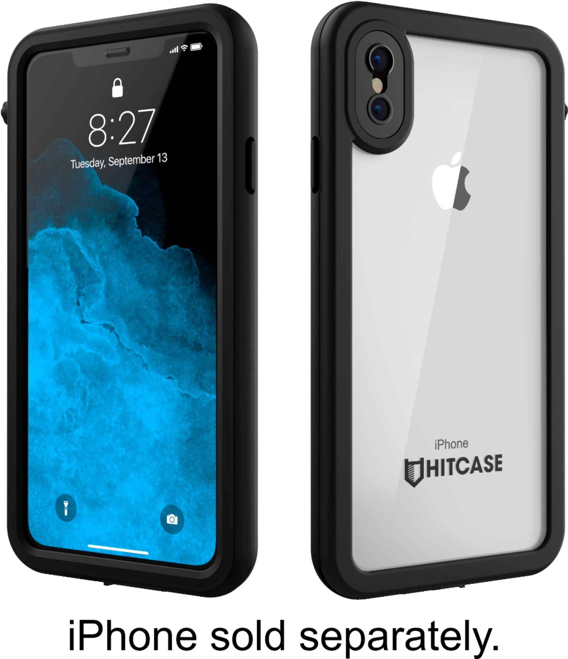 Hitcase - Splash Modular Case for AppleÂ® iPhoneÂ® XS Max - Black was $69.99 now $45.99 (34.0% off)