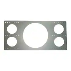Front. KEF - Rough-in Frame - Gray.