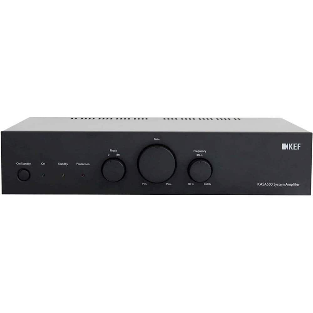 KEF - KASA500 Amplifier - Black - Front_Zoom