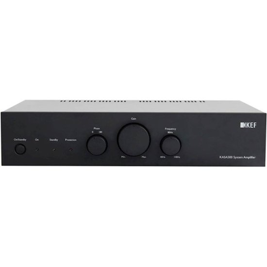 KEF – 500W 2.0-Ch Amplifier – Black