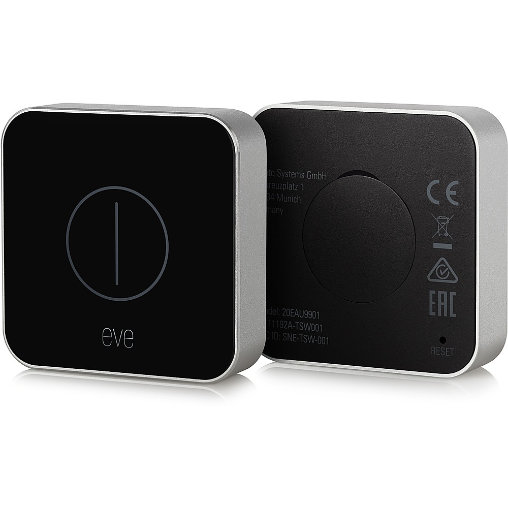 Eve Smart Plug and Power Meter with built-in Schedules, Apple HomeKit,  Bluetooth and Thread White 10027863 - Best Buy
