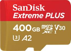 SanDisk Extreme 400GB microSDXC UHS I Memory Card SDSQXBZ-400G SanDisk Extreme 400GB microSDXC UHS I Memory Card SDSQXBZ-400G