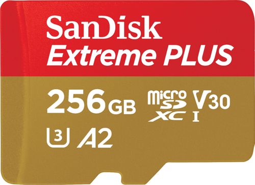 SanDisk - Extreme PLUS 256GB microSDXC UHS-I Memory Card was $99.99 now $59.99 (40.0% off)