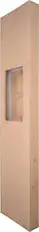Front. Sonance - LARGE RECTANGLE ACOUSTIC ENCLOSURE - Enclosure for Select Visual Performance 8" Speakers (Each) - Unfinished Wood.