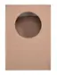 Left. Sonance - MEDIUM ROUND ACOUSTIC ENCLOSURE - Visual Performance Enclosure for Select 6.5" In-ceiling Speakers (Each) - Unfinished Wood.