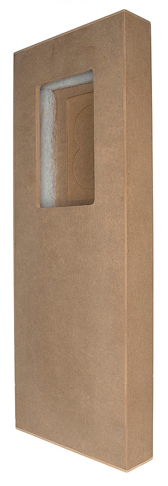 Sonance - MEDIUM RECTANGLE ACOUSTIC ENCLOSURE - Enclosure for Select 6.5" Speakers (Each) - Unfinished Wood - Front_Zoom