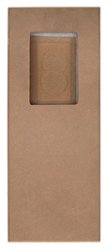 MEDIUM RECTANGLE ACOUSTIC ENCLOSURE Enclosure for Select Sonance Visual Performance 6.5" Speakers (Each) - Unfinished Wood - Front_Zoom