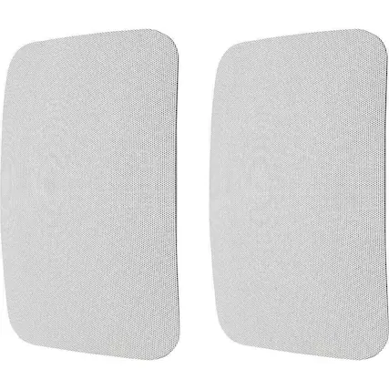 Front. Sonance - GRILLE PS-S83/MARINER 8 WHITE - Professional Series Mariner and Mariner Series 8" Replacement Grille (2-Pack) - Paintable White.