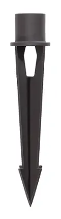 Front. Sonance - 9" GROUND STAKE - Outdoor 9" Ground Stake for Select Speakers (Each) - Black.