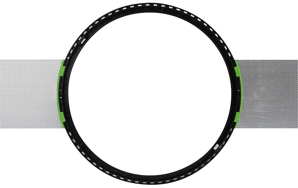 Front. Sonance - LARGE ROUND FLEX BRACKET - Flex Bracket for Select 8" Speakers (10-Pack) - Black.