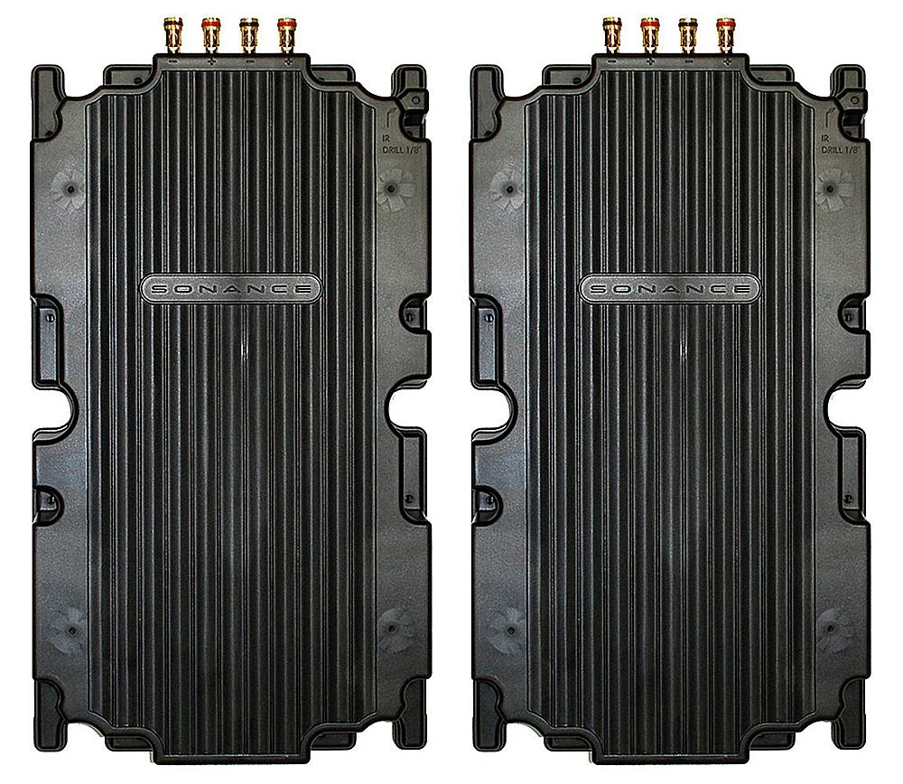 Sonance - LARGE RECTANGLE RETROFIT ENCLOSURE - Visual Performance 8" Enclosure for Select Speakers (2-Pack) - Black