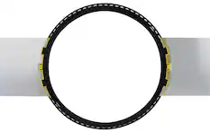 Front. Sonance - MEDIUM ROUND FLEX BRACKET - Visual Performance Flex Bracket for Select 6.5" In-ceiling Speakers (10-Pack) - Black.