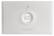 Front. Sonance - Medium Rectangle Coverplate (2-Pack) - White.