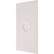 Left. Sonance - Medium Rectangle Coverplate (2-Pack) - White.
