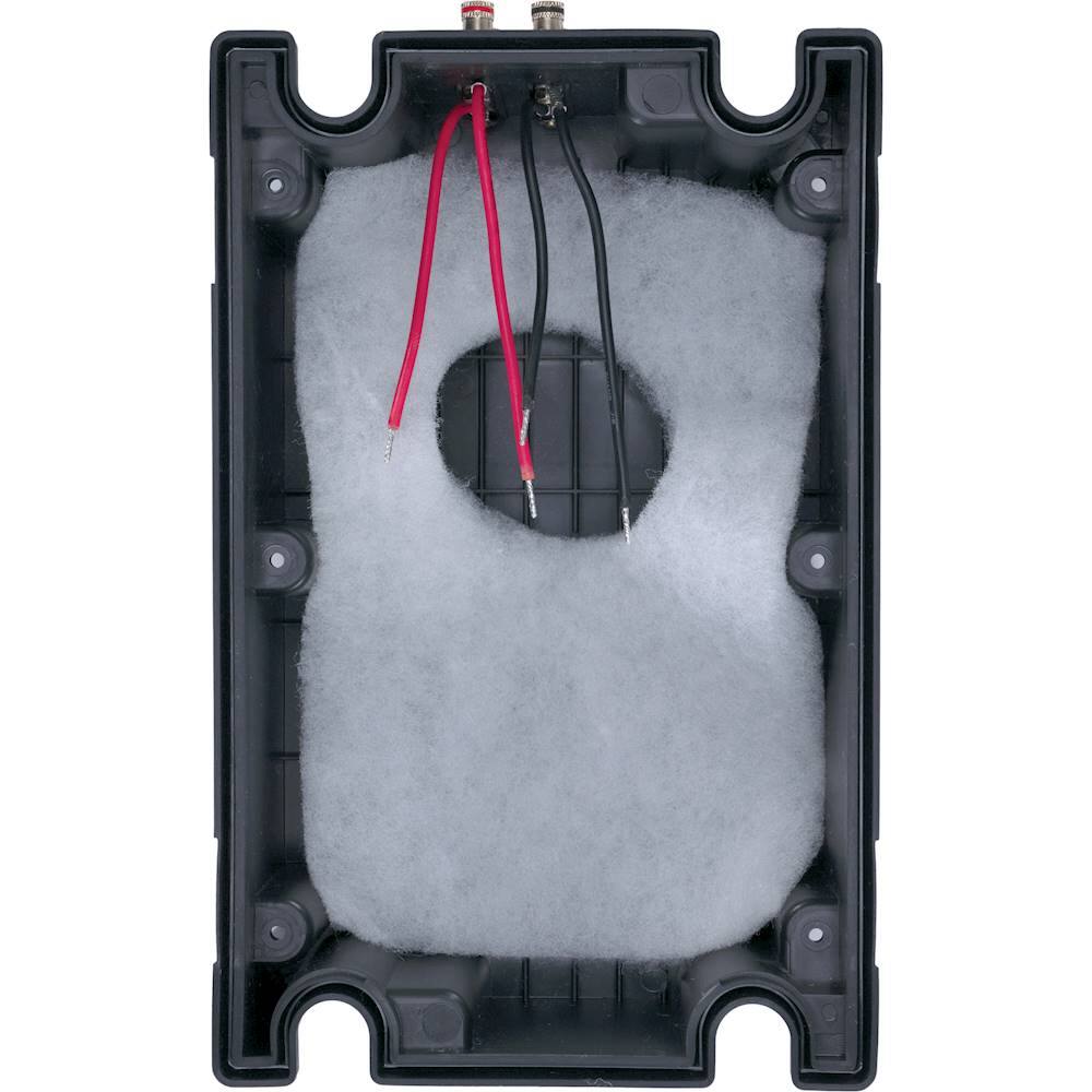 Alt View 12. Sonance - MEDIUM RECTANGLE RETROFIT ENCLOSURE - Visual Performance Enclosure for select 6.5" In-wall Rectangle Speakers (2-Pack) - Black.
