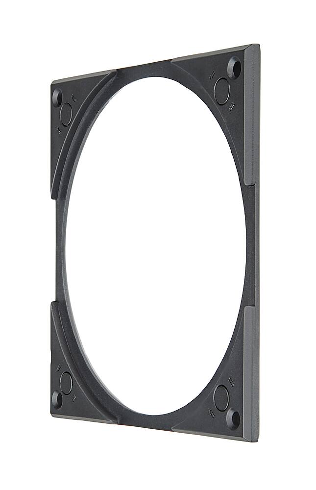 Left. Sonance - VP3SQ SQUARE ADAPTER WITH GRILLE - Visual Performance 3" Square Adapter with Grille (Each) - Paintable White.