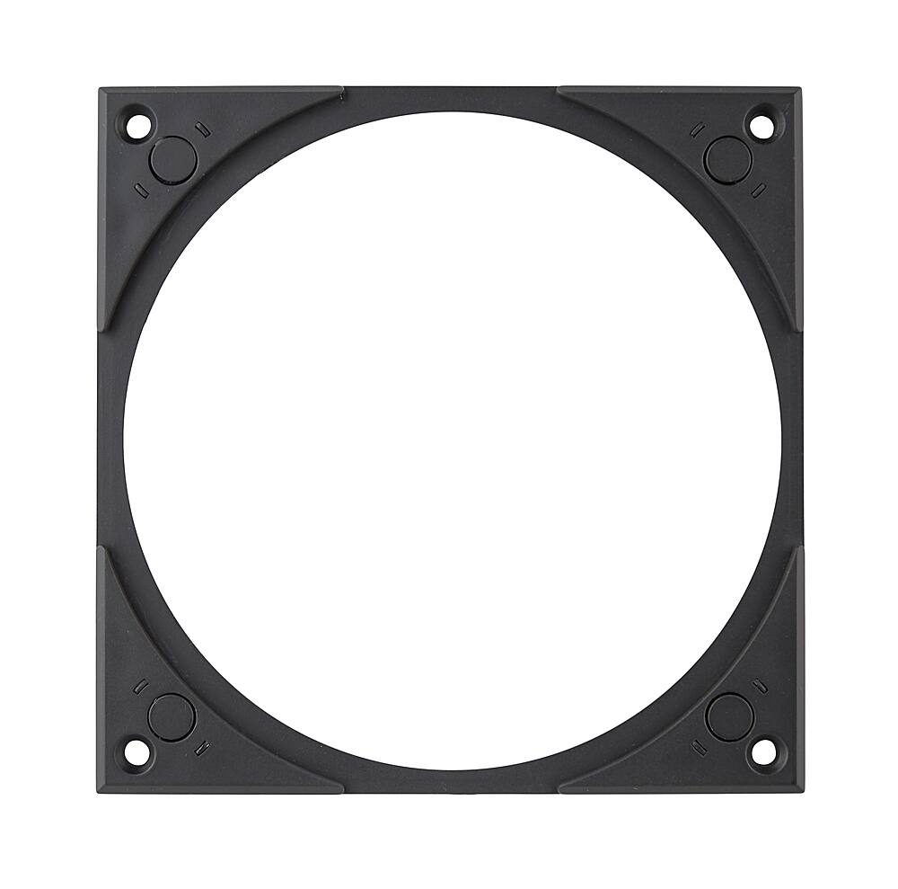 Angle. Sonance - VP3SQ SQUARE ADAPTER WITH GRILLE - Visual Performance 3" Square Adapter with Grille (Each) - Paintable White.