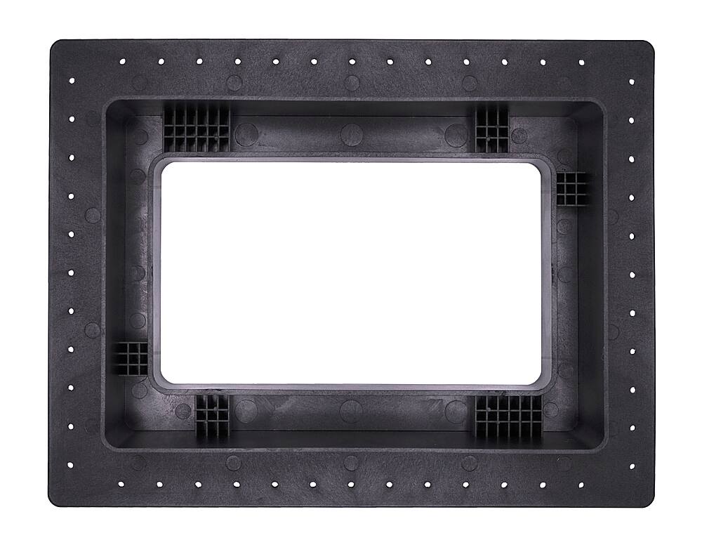 Left. Sonance - Small Rectangle Masonry Bracket for Select Speakers (2-Pack) - Black.