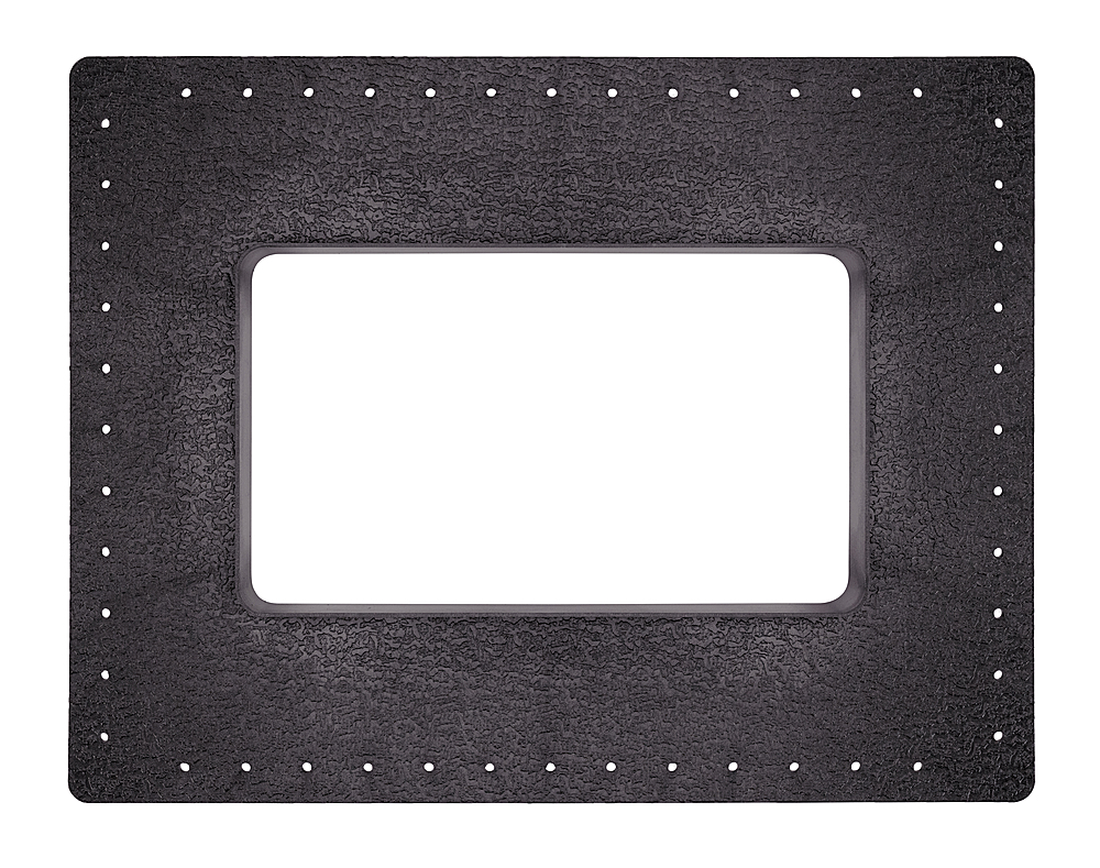 Angle View: Sonance - Small Rectangle Masonry Bracket for Select Speakers (2-Pack) - Black