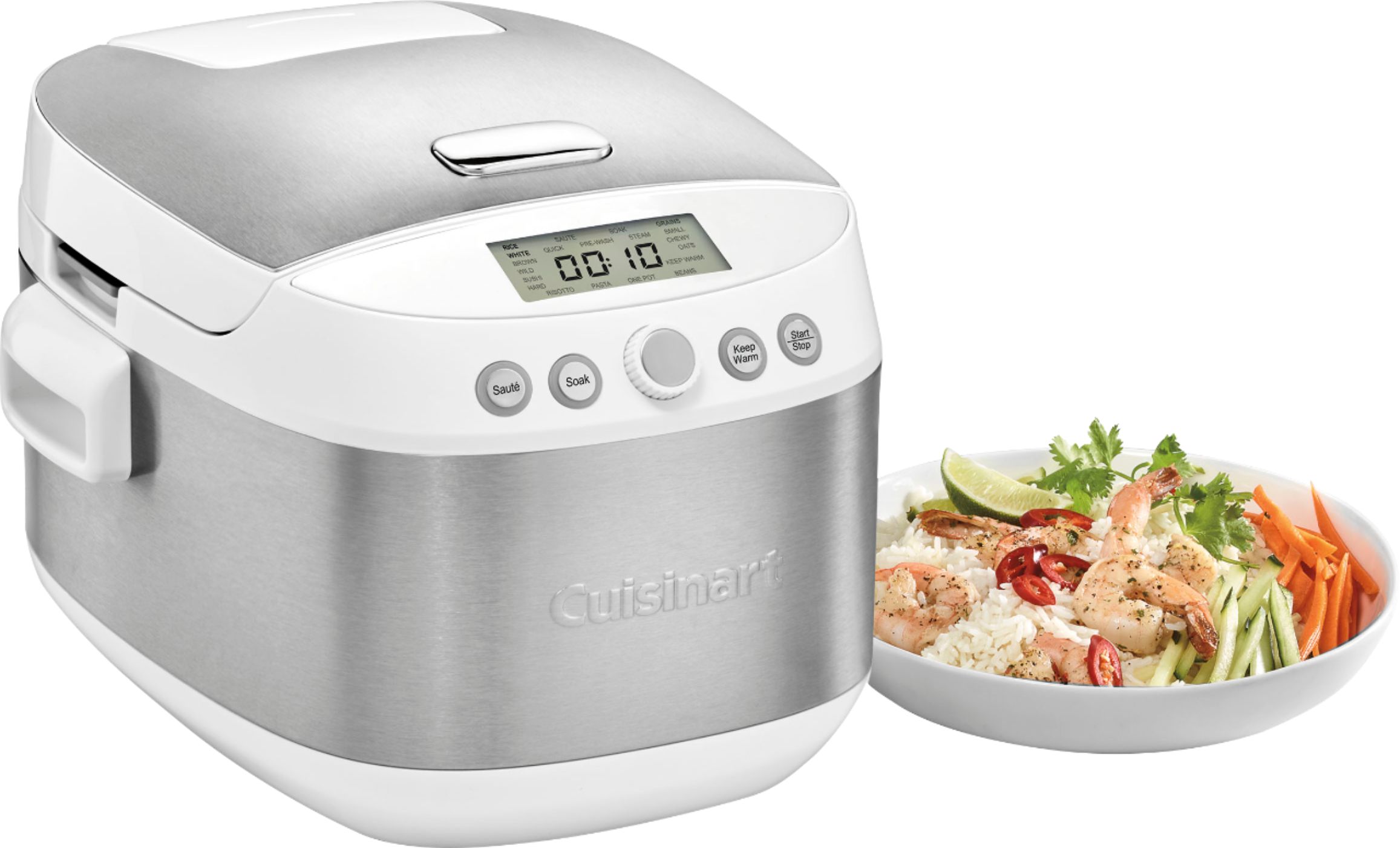 Best Buy: Cuisinart 2.5qt Rice and Grain Multicooker Brushed Stainless  Steel FRC-1000