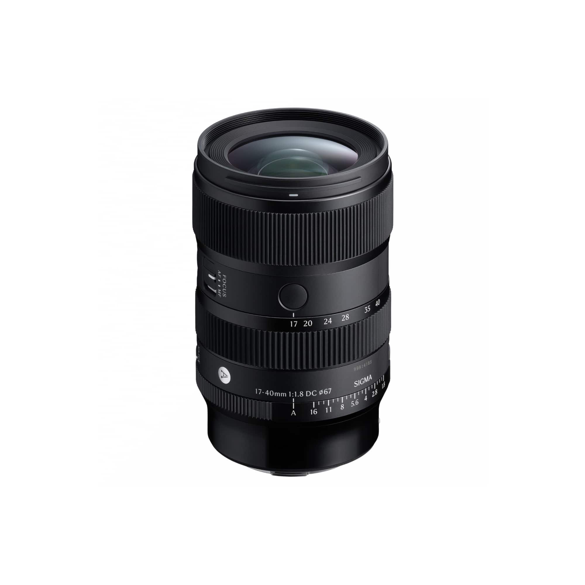 Sigma - 17-40mm f/1.8 DC Art with High-Speed Autofocus Dual AFL Buttons (Canon RF) - Black